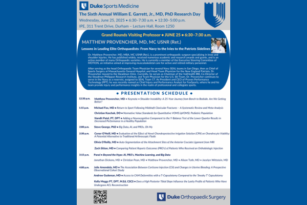 2025 Garrett Research Day